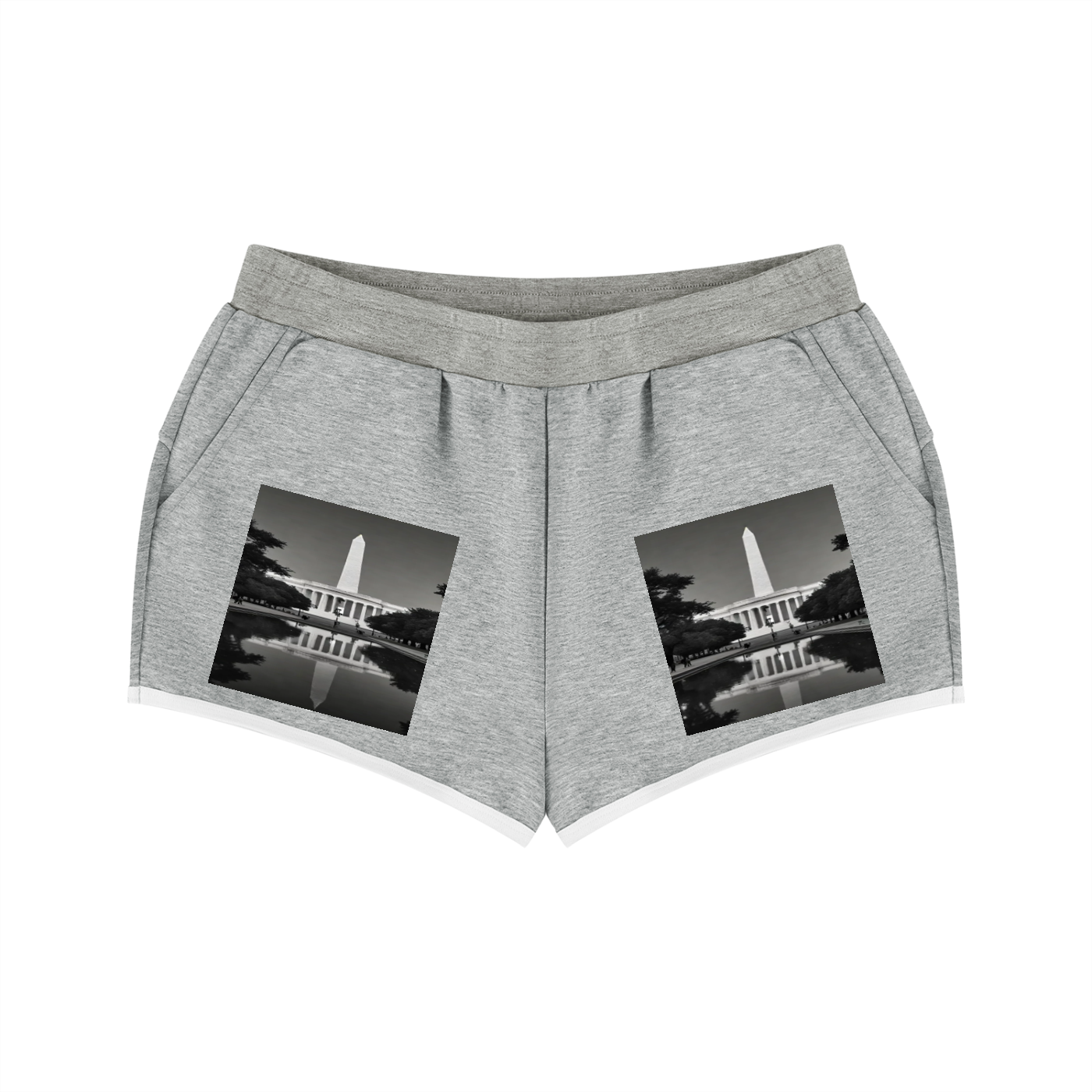 Women's Retro Contrast Binding Shorts
