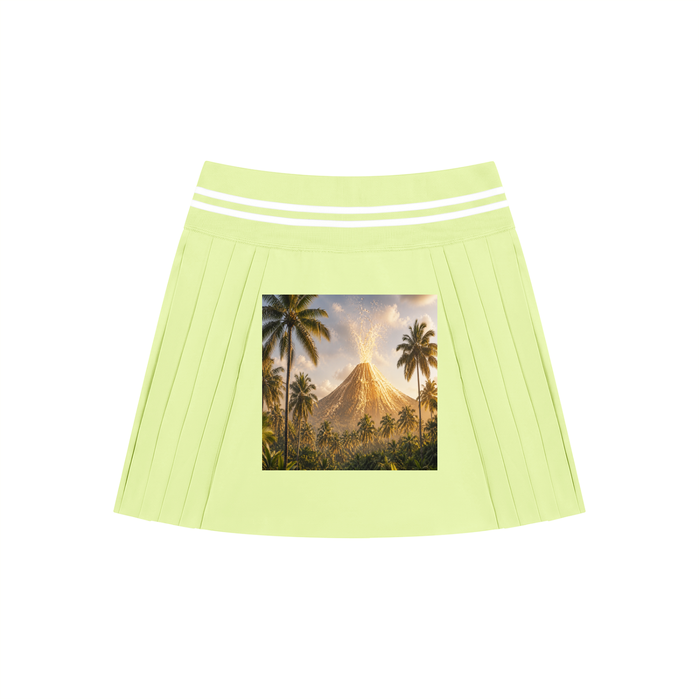Women's Pleated Mini Skirt