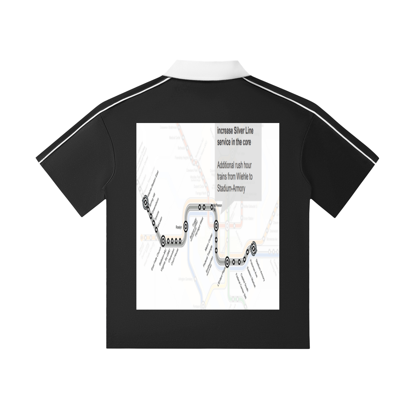 Contrast Collar Short-Sleeve Polo Shirt