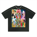 Unisex Oversized Contrast Tape T-Shirt