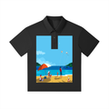 Drop Shoulder Short-Sleeve Polo