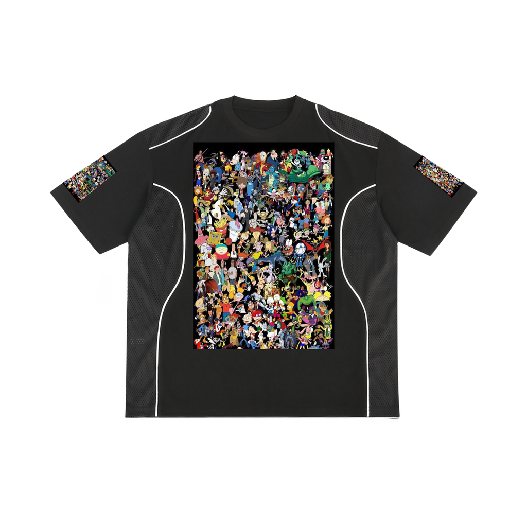 Contrast Piped Panel T-Shirt