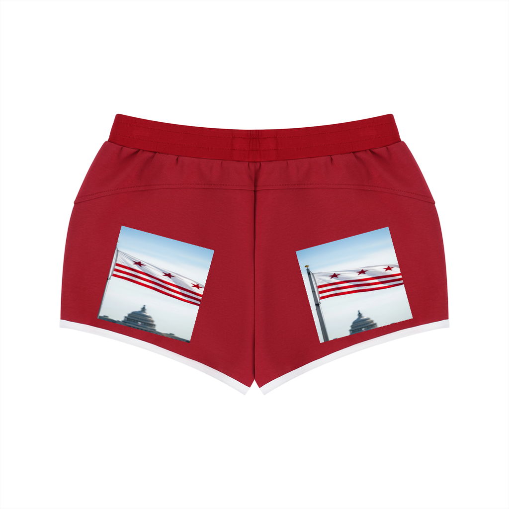 Women's Retro Contrast Binding Shorts