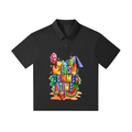 Drop Shoulder Short-Sleeve Polo