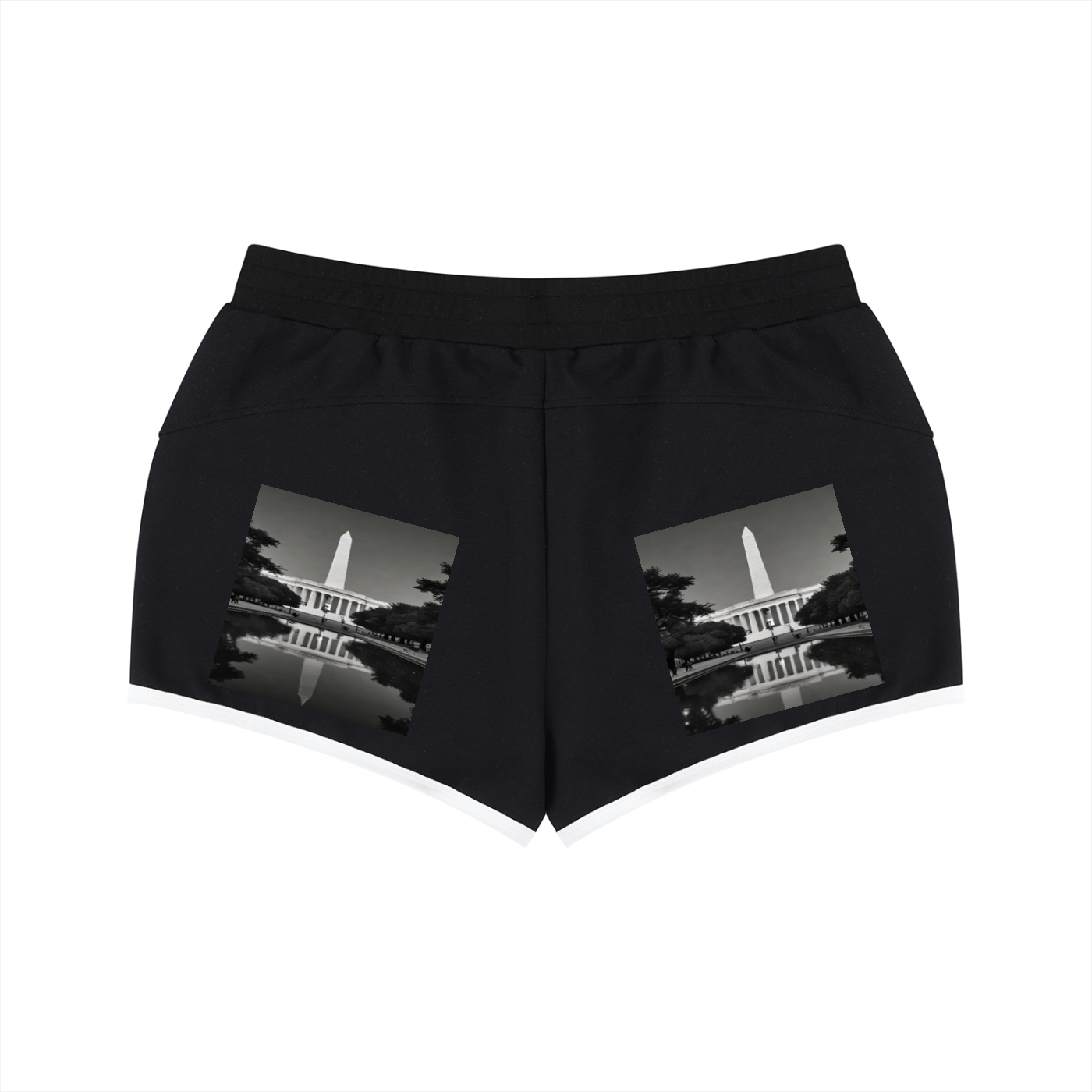 Women's Retro Contrast Binding Shorts