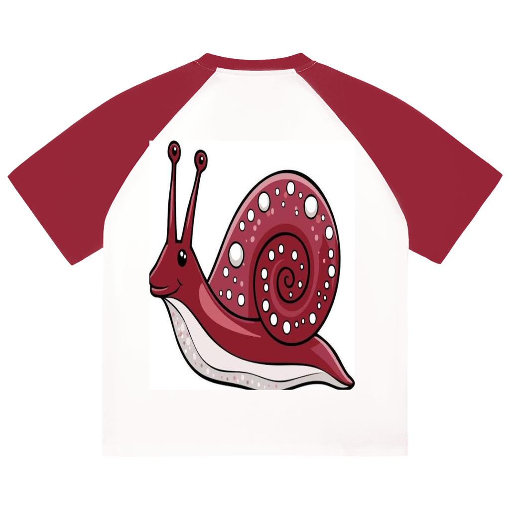 Color-Blocked Raglan Sleeve T-Shirt