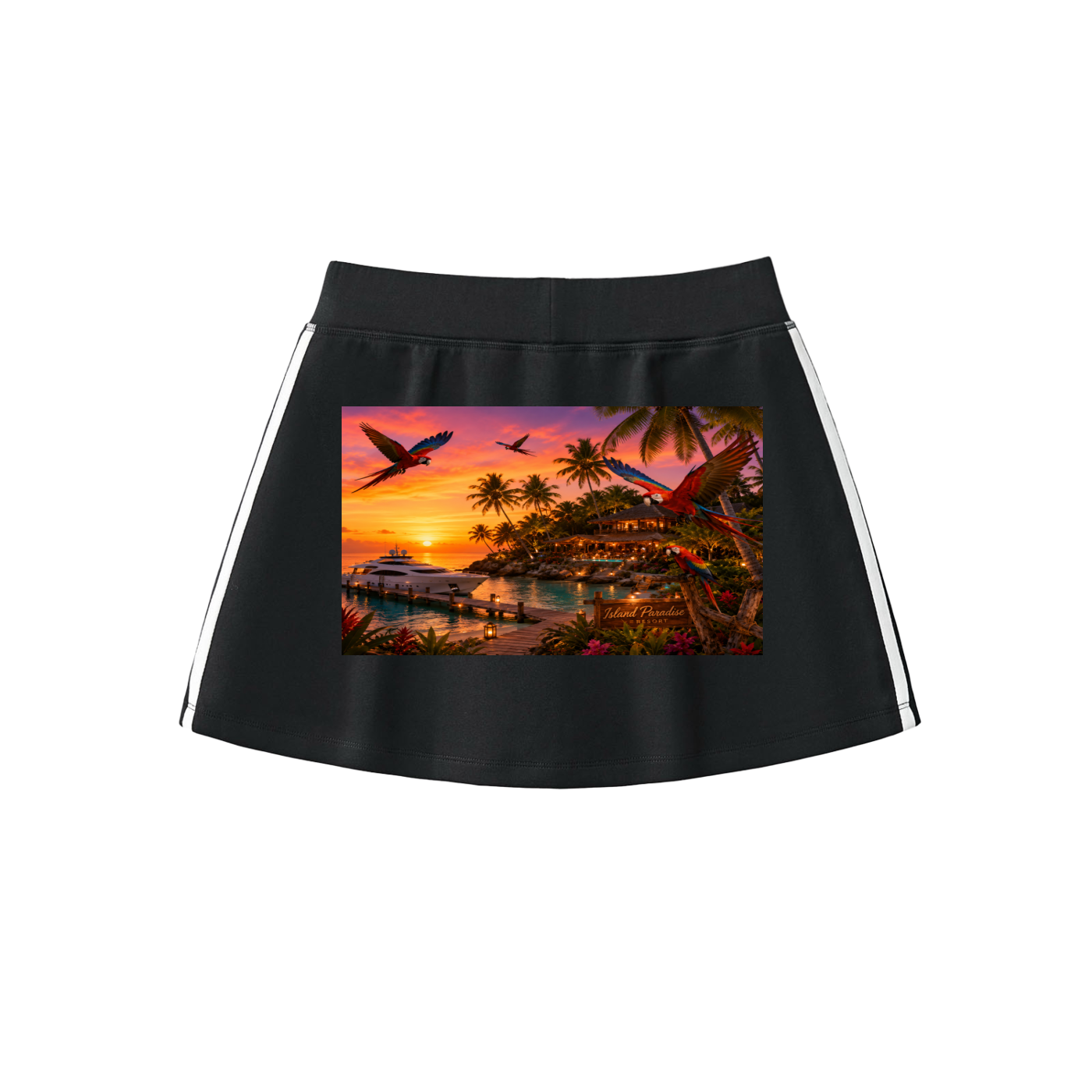 Taped Cooling Performance Short Skirt