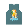 Men's Solid Color Crewneck Tank Top