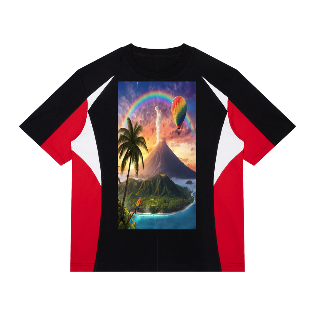Unisex Color Block Raglan T-Shirt