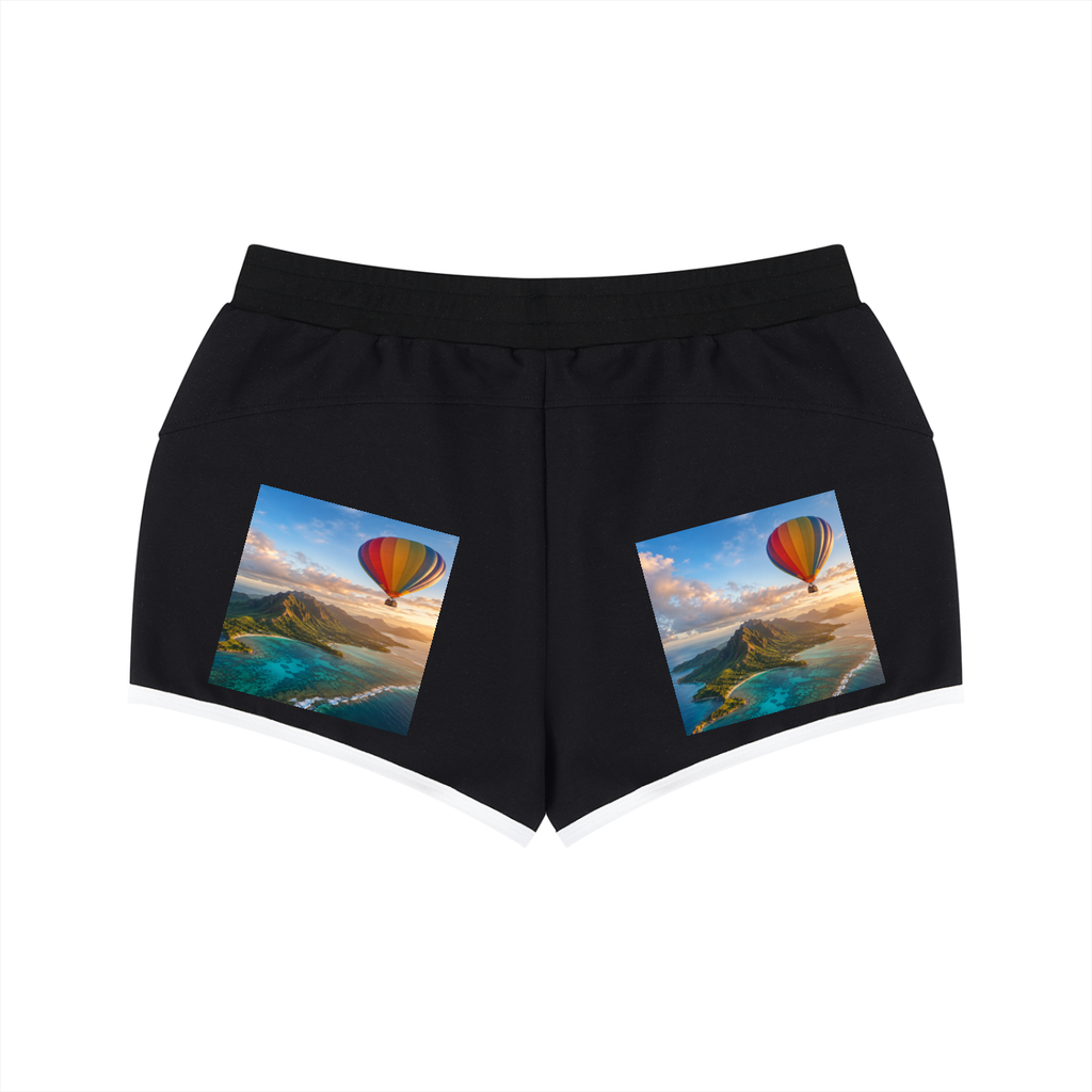 Women's Retro Contrast Binding Shorts