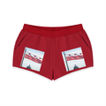 Women's Retro Contrast Binding Shorts