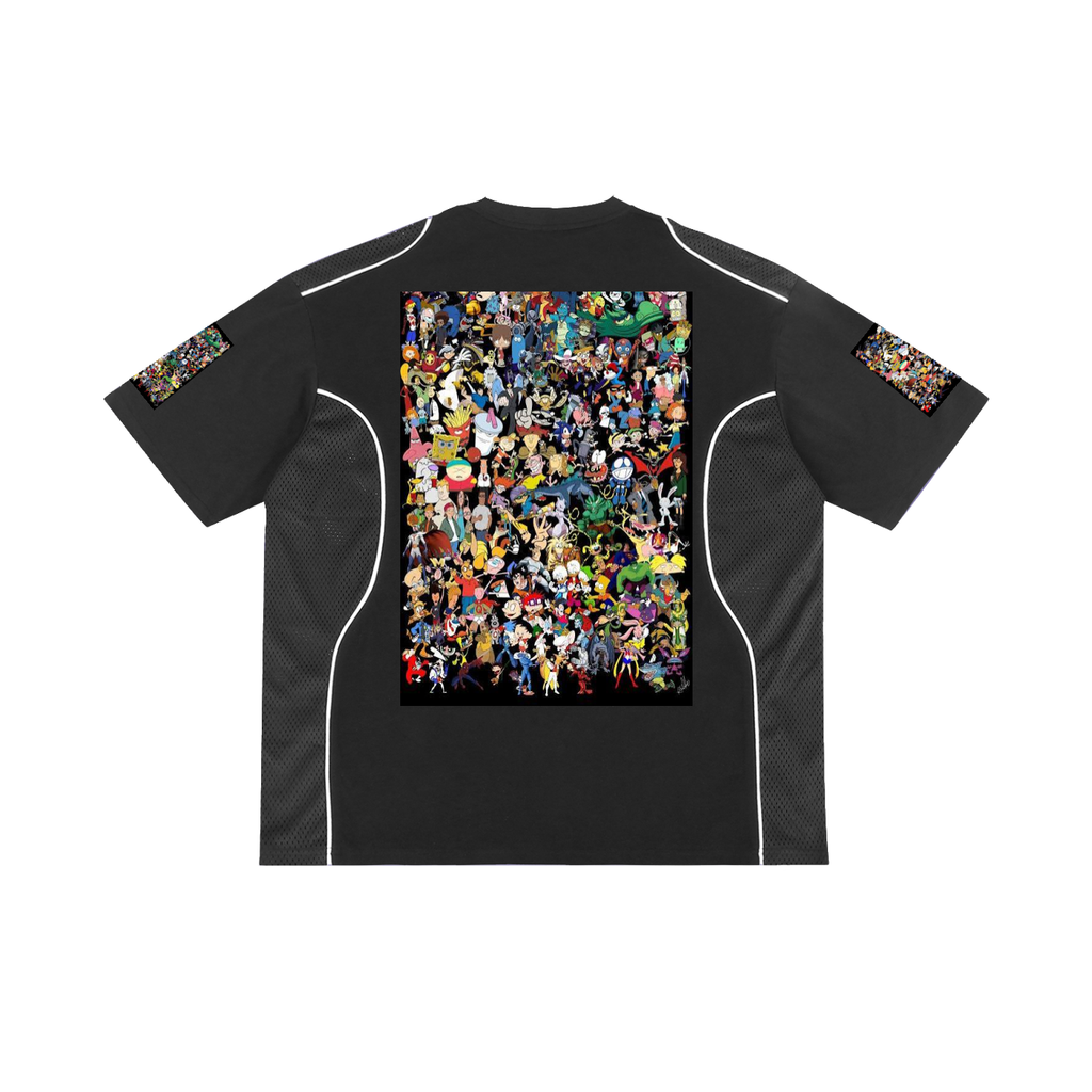 Contrast Piped Panel T-Shirt