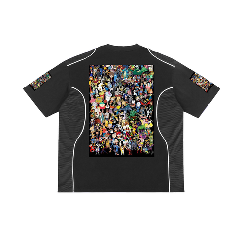 Contrast Piped Panel T-Shirt