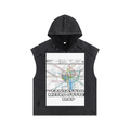 Snow Washed Boxy Hooded Tank Top