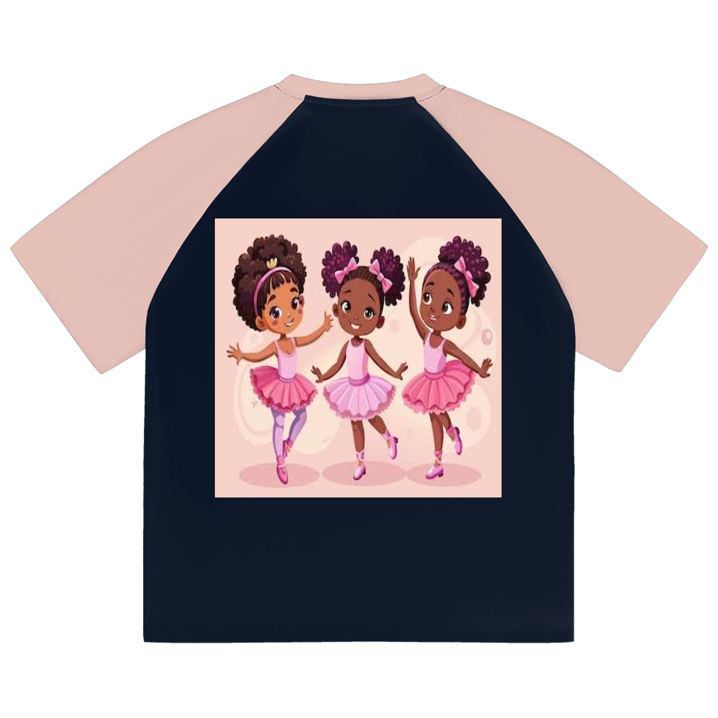 Color-Blocked Raglan Sleeve T-Shirt