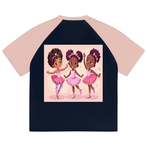 Color-Blocked Raglan Sleeve T-Shirt